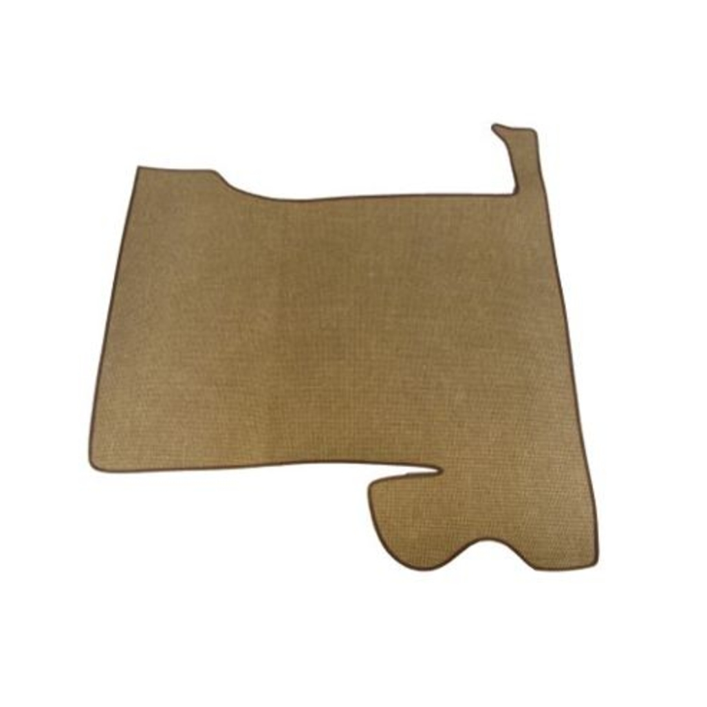 Trunk Floor Mat Cover for 1949-1950 Plymouth, Brown, Protects from Spills, Mud, Snow, and Debris, Easy to Install, US-Made.