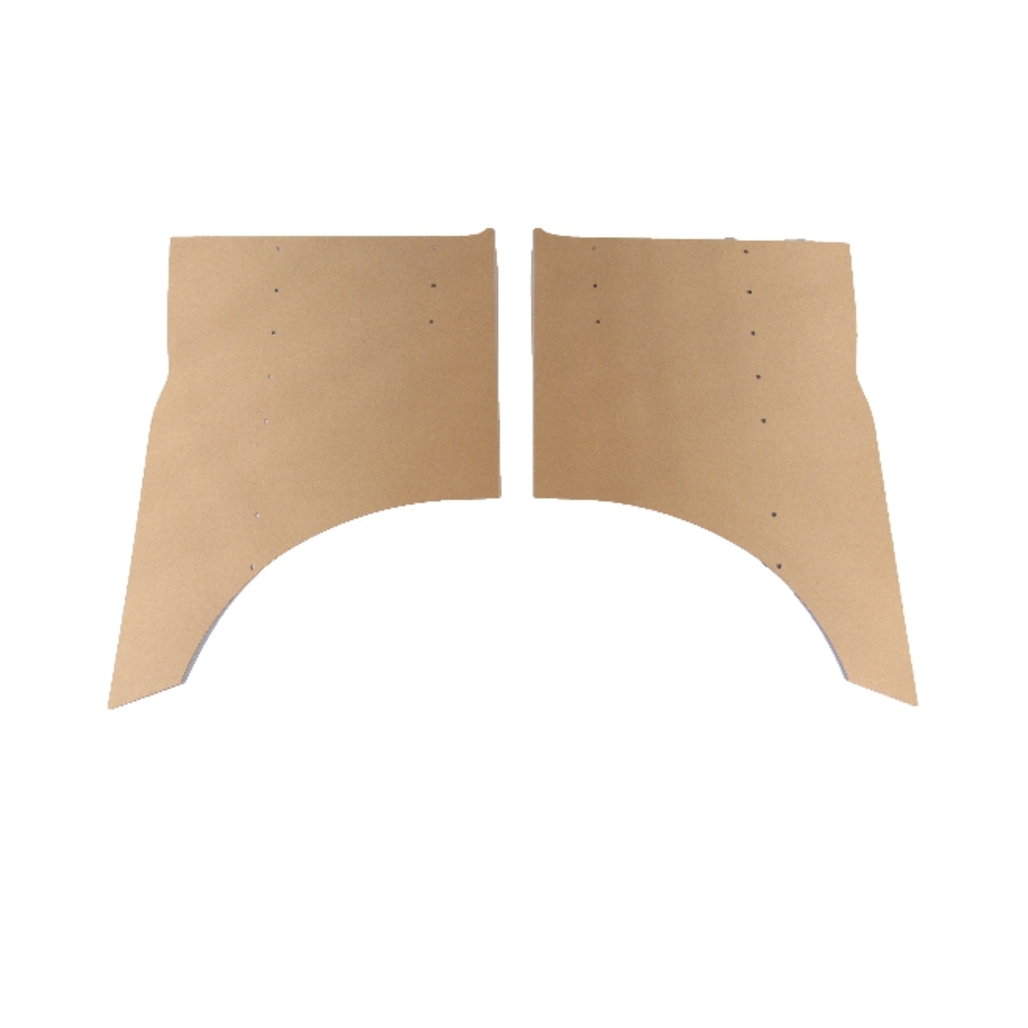 Rear ?_ Interior Side Panel Backer Board Wood 2pc for 55-57 Pontiac Chieftain 2D