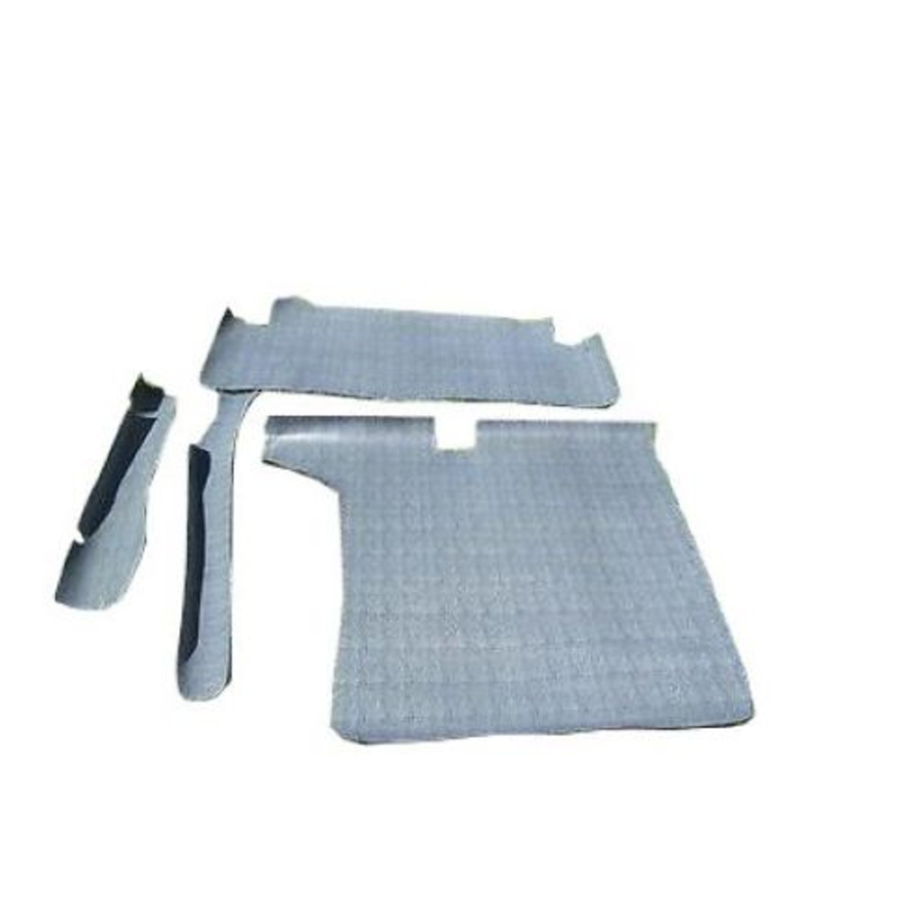 Trunk Floor Mat Cover for 1955 Pontiac Starchief Sedan, Rear 4 pcs, Rubber Material, US Manufactured, OEM Quality.