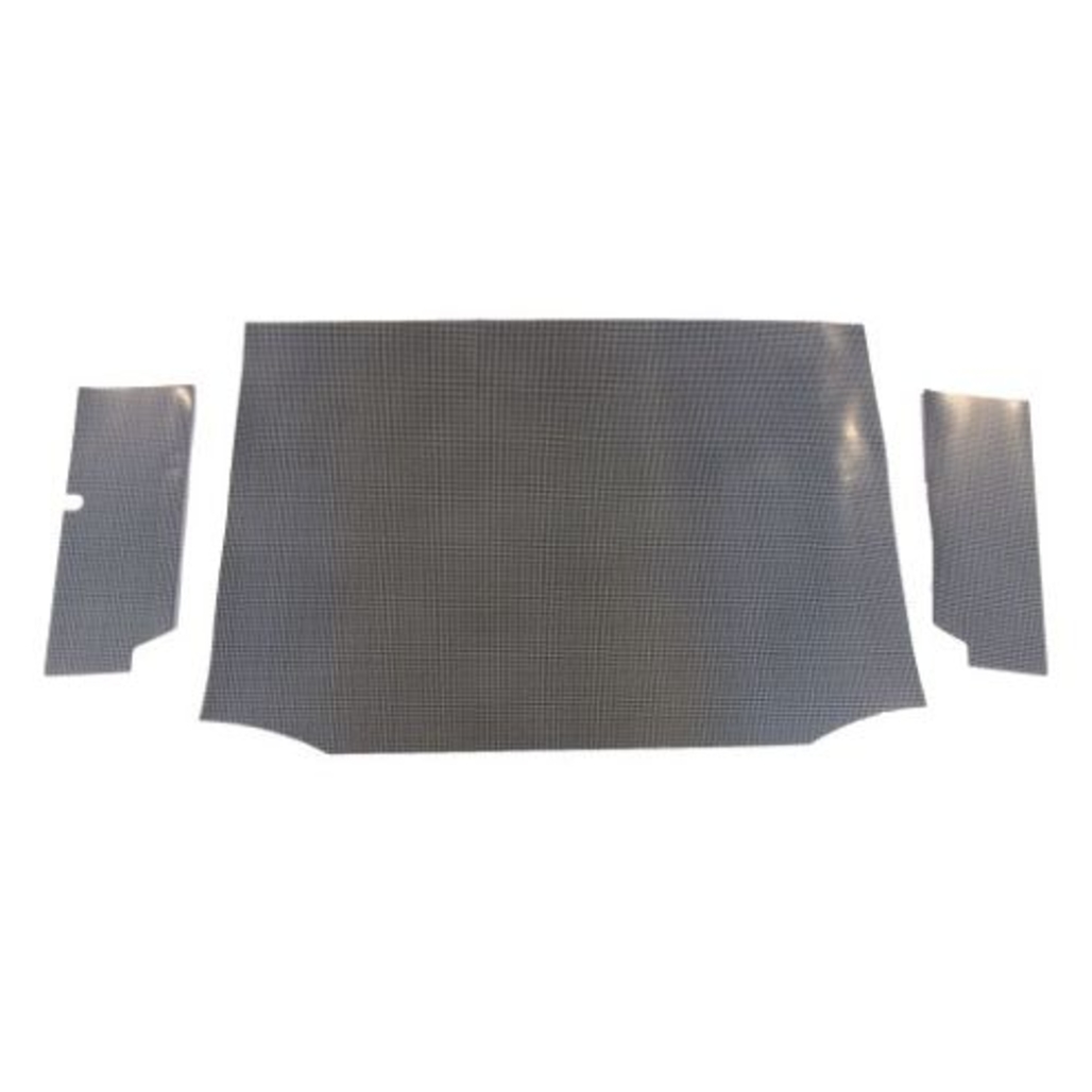 Trunk Floor Mat Cover for 1961-1963 Pontiac Tempest Sedan, Gray Rubber Material, Rear Area Protection, Made in USA