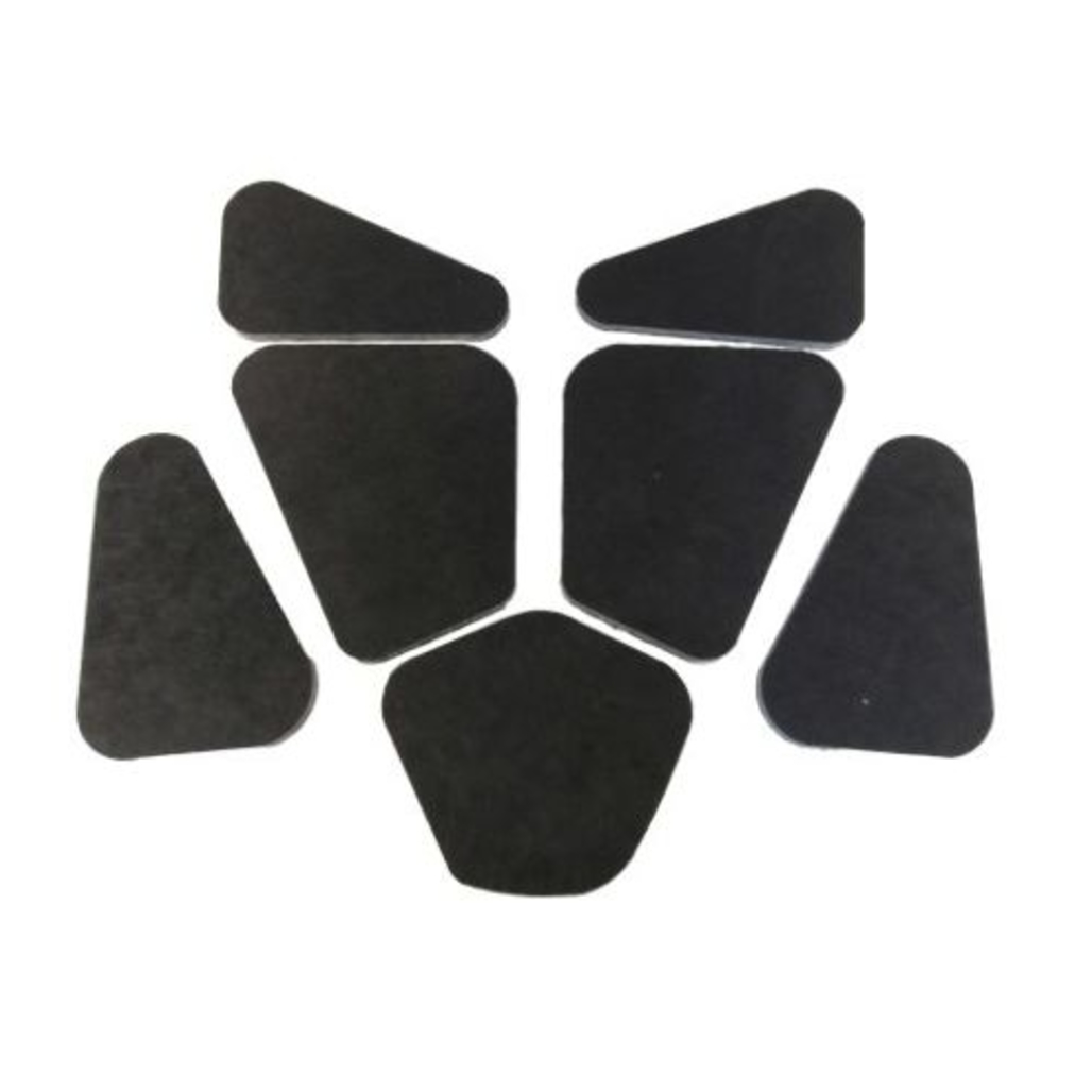 1968-1972 Buick Skylark Gray Fiberglass Hood Insulation Pad Heat Shield Front 7-Piece Kit - Reduce Engine Noise and Heat