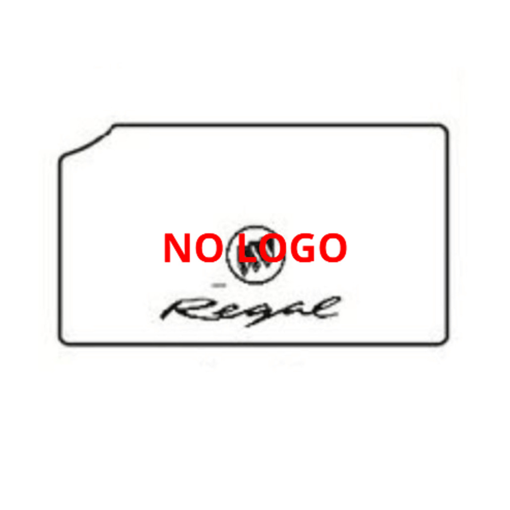 Trunk Floor Mat Cover for 1978-1987 Buick Regal Coupe, Charcoal Heather Felt Material, Rear Area Protection, Made in USA.