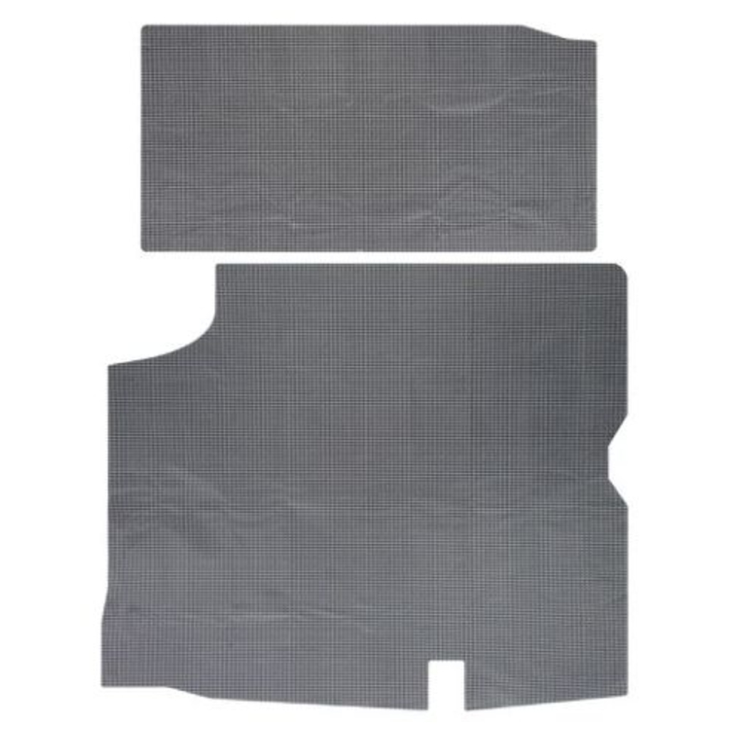 Trunk Floor Mat Cover for 1966-1967 Buick Skylark Hardtop, Gray Rubber Material, Rear Area Protection, Made in USA. Trunk Floor Mat Cover for 1966-1967 Buick Skylark Hardtop, Gray Rubber Material, Rear Area Protection, Made in USA.