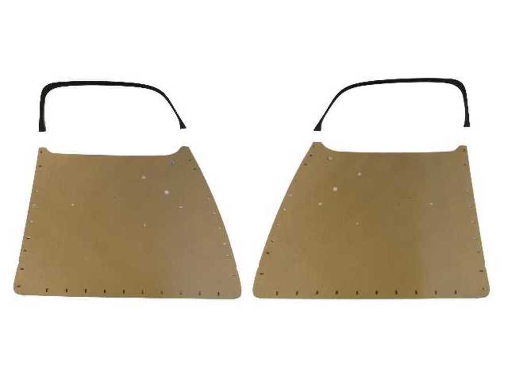 Interior Side Panel Backer Board for 1938-1939 Packard 110 2-Door Coupe 4pc