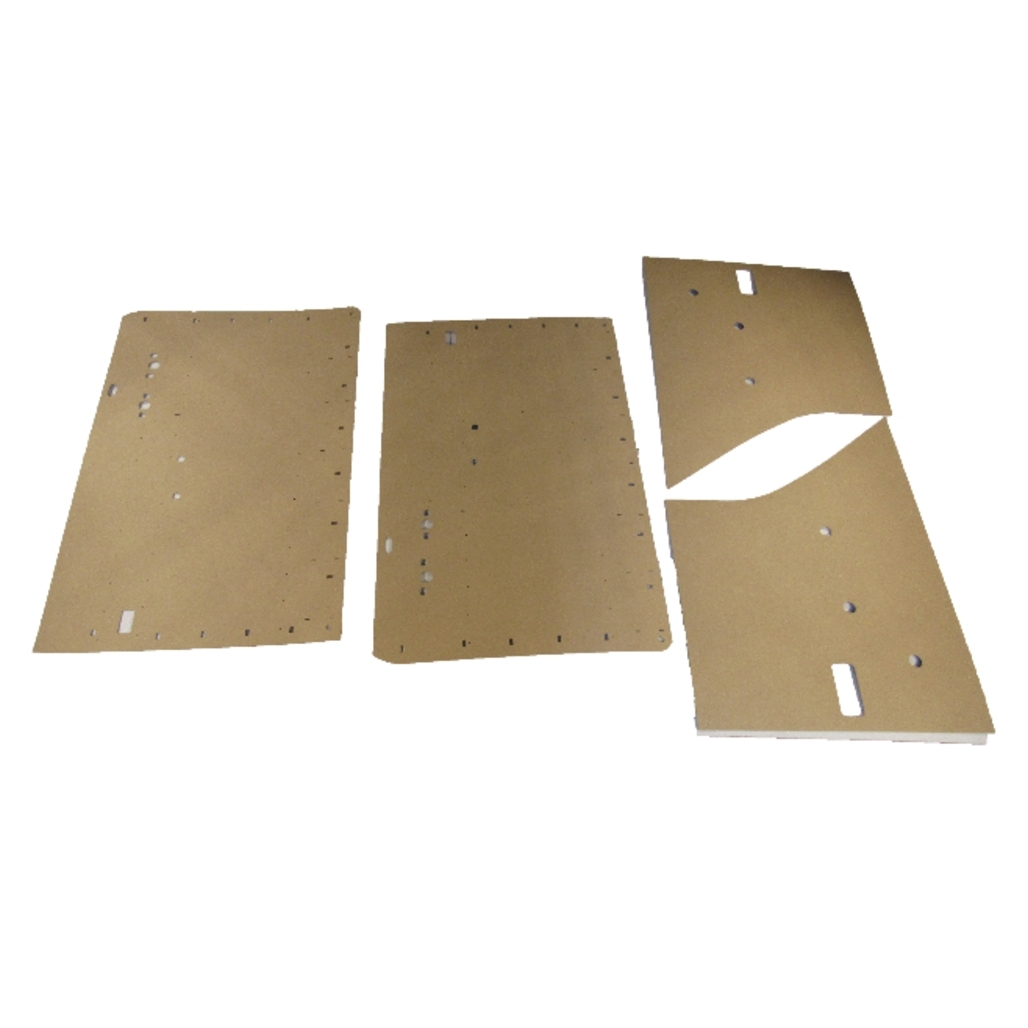 Interior Side Panel Backer Board for 1950-1951 Studebaker Champion 2DR Sedan 4pc