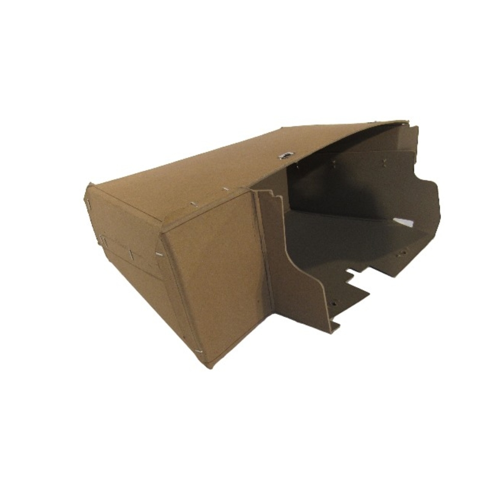 Glove Box Liner Insert for Classic Cars, Tan Color, OEM Quality, Durable Material, Perfect Fit, Pre-Assembled and Stapled.