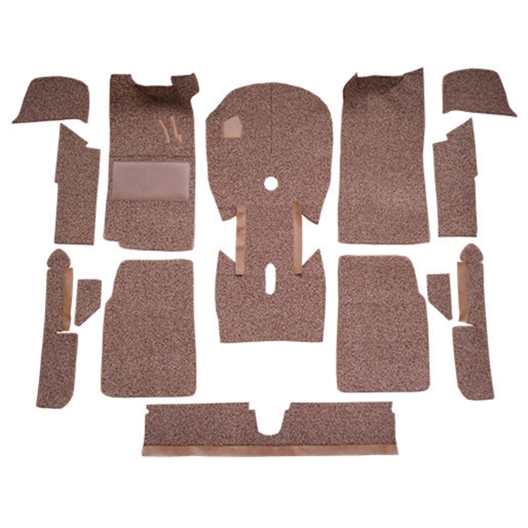 Interior Carpet for 1966-1976 BMW 2002, Molded Cutpile Cut & Sewn Complete Kit, auto-grade Replacement Flooring Solution