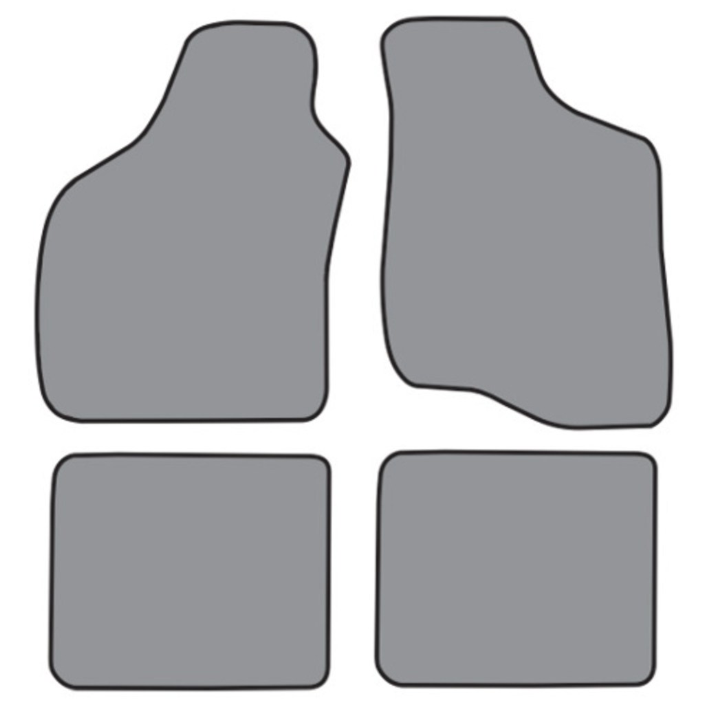 Floor Mats for 1986-1994 Hyundai Excel Pattern Cutpile Complete 4Pc