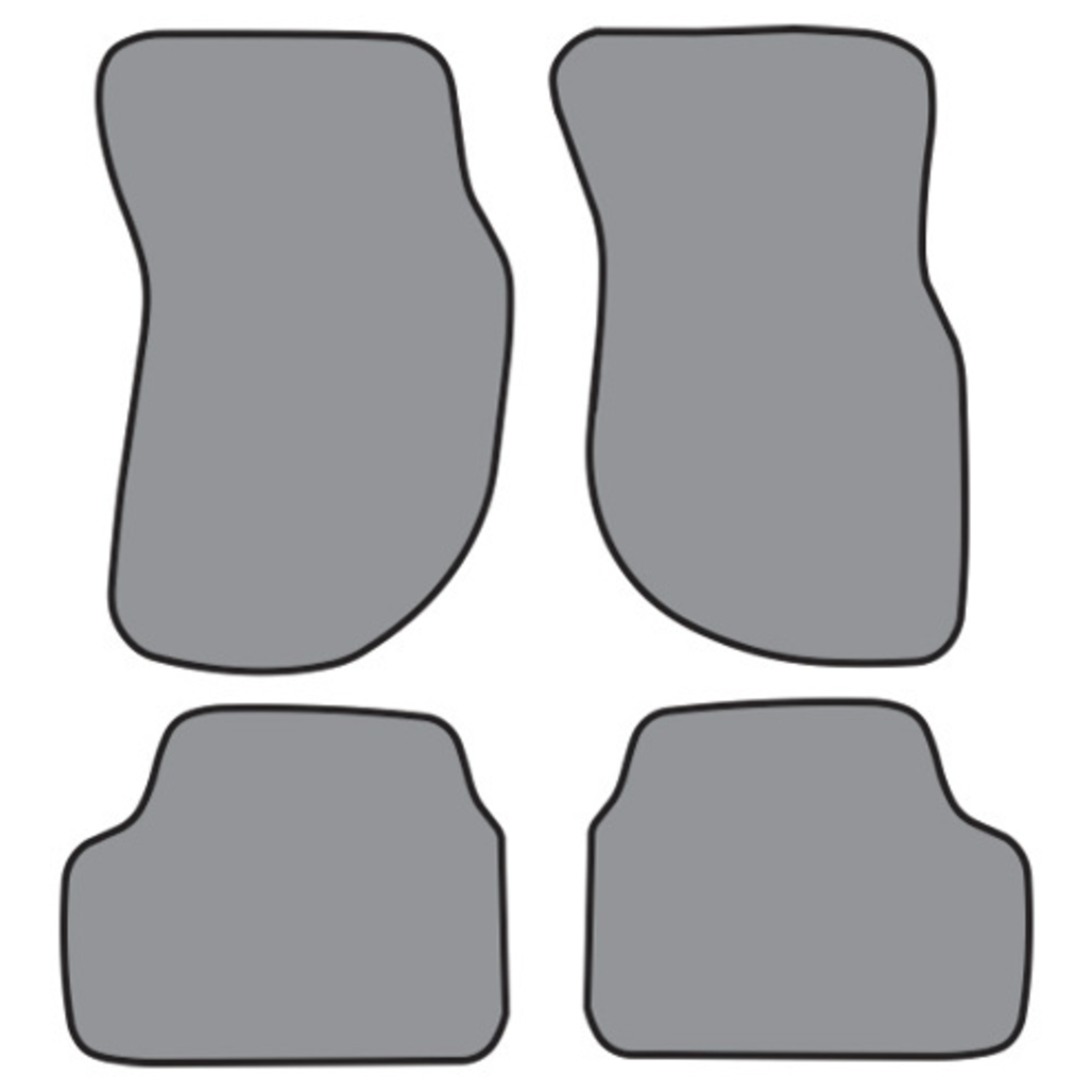 Floor Mats for 1988-1990 Volvo 760 Pattern Cutpile Complete 4Pc