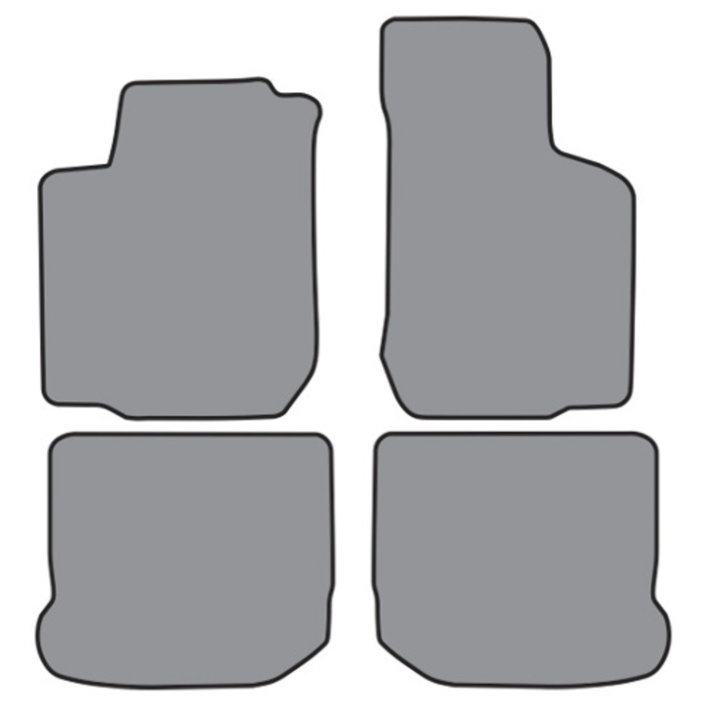Floor Mats for 1998-2008 Volkswagen Beetle Die Cut Cutpile Complete 4Pc