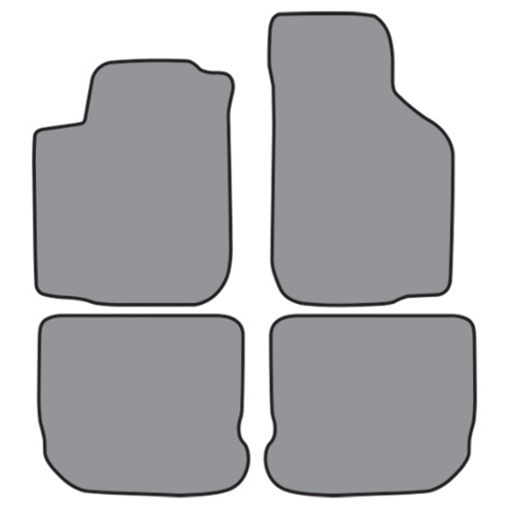 Floor Mats for 1999-2000 Volkswagen Golf Die Cut Cutpile Complete 4Pc