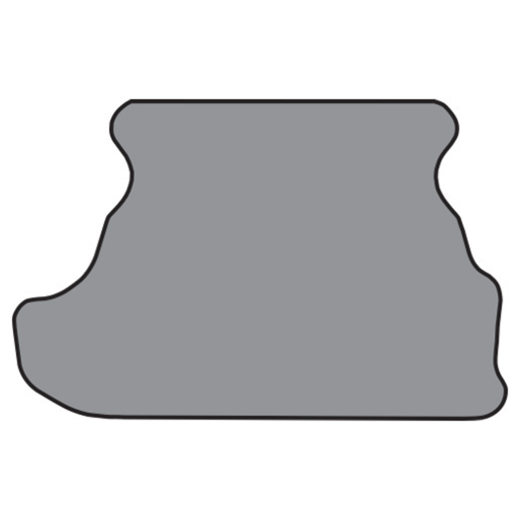 Trunk mat for 1979-1993 Ford Mustang Coupe, Die Cut TM Felt, complete 1Pc, designed to replicate OEM quality.