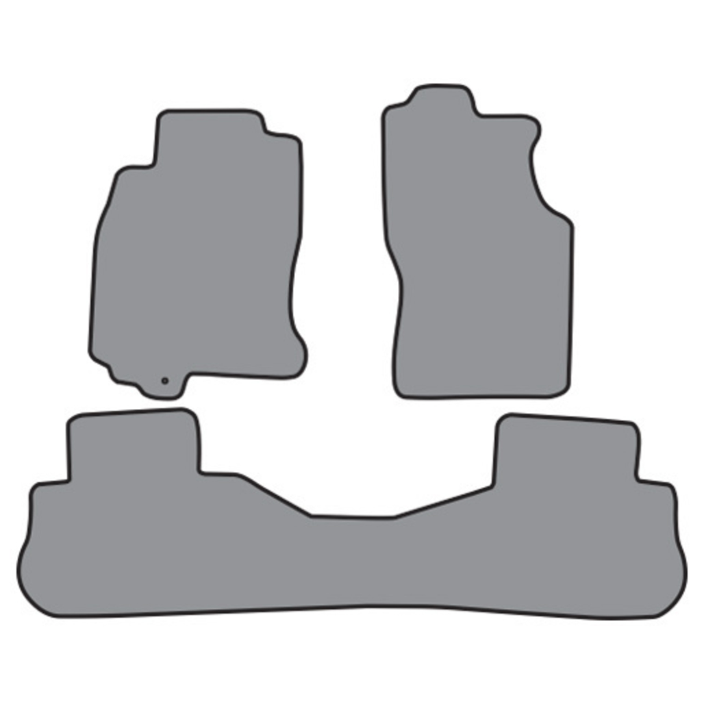 Floor Mats for 2003-2005 Infiniti FX35 Pattern Cutpile Frts & Rr 3Pc