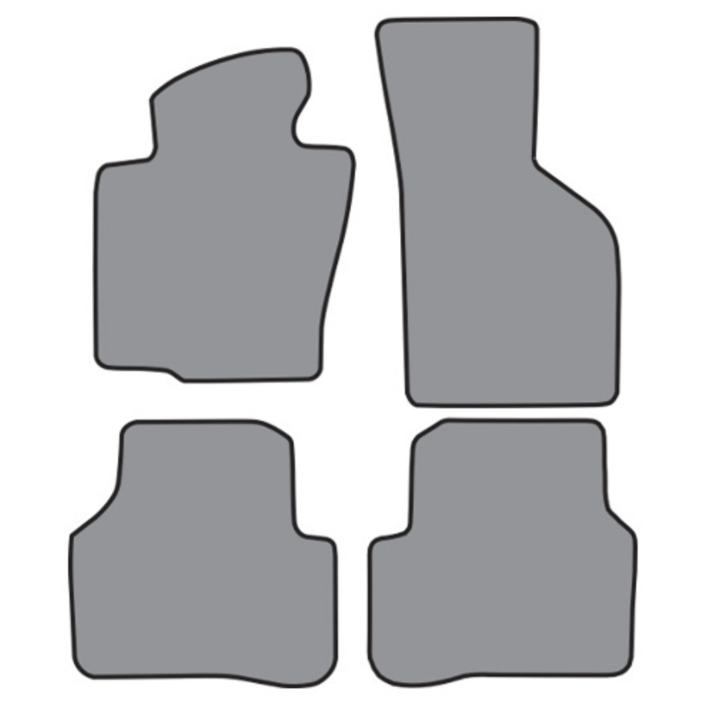 Floor Mats for 2009-2013 Volkswagen CC Cut & Sewn Cutpile Complete 4Pc