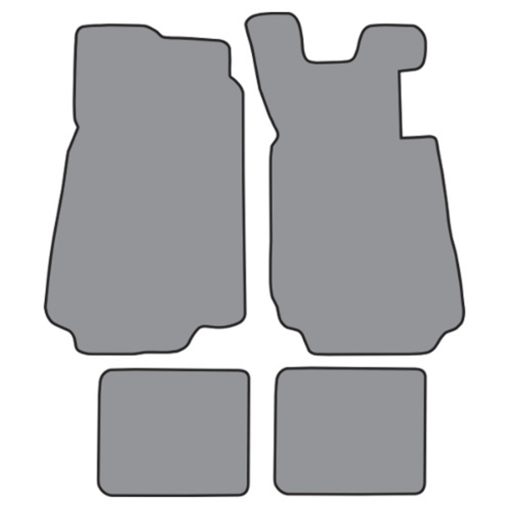 Floor Mats for 1985-1986 BMW 524td Pattern Cutpile Complete 4Pc