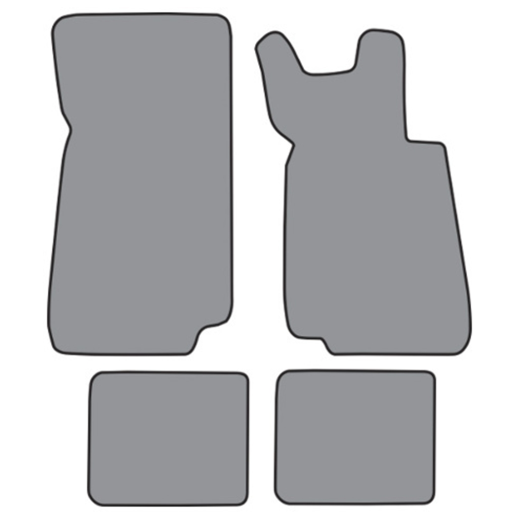 Floor Mats for 1988-1991 BMW M3 Molded Cutpile Complete 4Pc