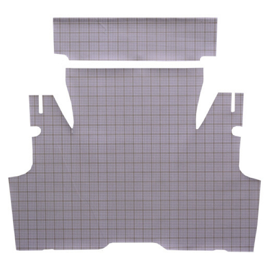 Trunk Mat for Classic Ford Thunderbird Conv, Die Cut Burtex Complete 2Pc, Interior Carpet - US Made, OEM Quality Replication