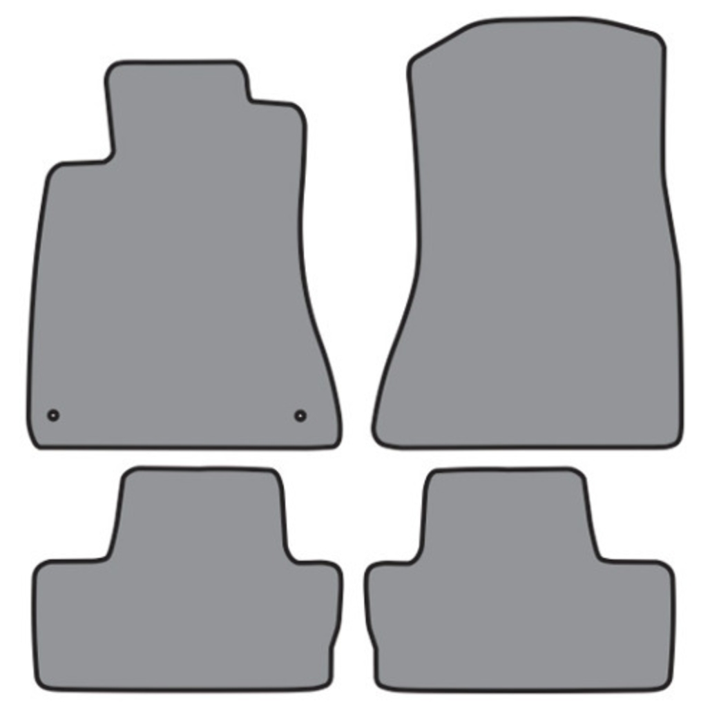 Floor Mats for 2006-2013 Lexus IS250 Pattern Cutpile Complete 4Pc