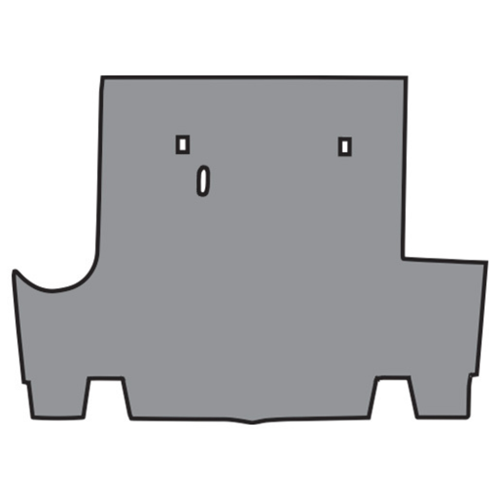 1971-1974 Plymouth Satellite 2DR Trunk Floor Mat Cover, Vinyl Die Cut Complete 1Pc - Interior Carpet Replacement.