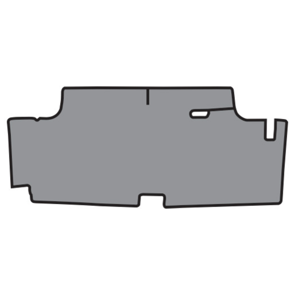 Trunk mat cover for 1970-1974 Dodge Challenger, vinyl material, complete 1 piece, designed for specific vehicle model.