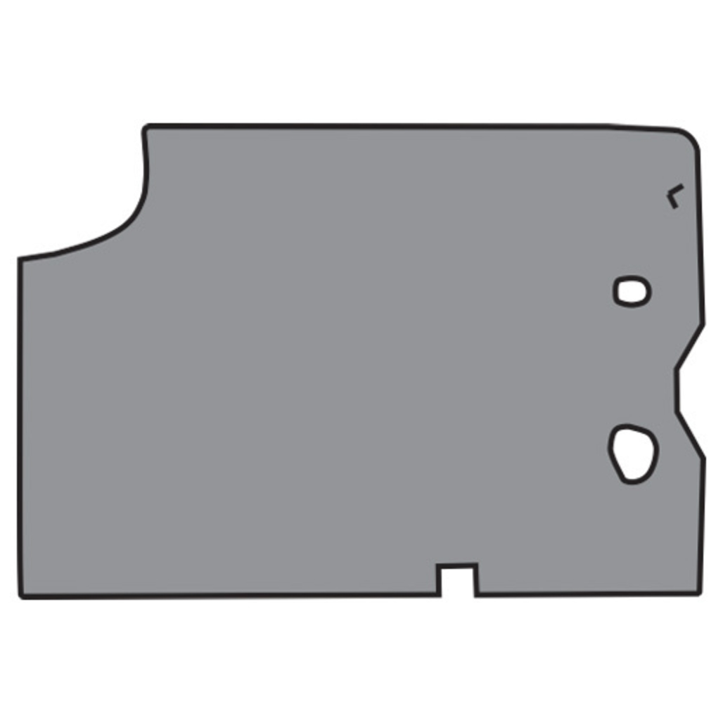 Trunk Mat for 1964-1965 Chevrolet Chevelle, Vinyl Complete 1Pc, Molded Style, US-Made, OEM Quality, Interior Carpet.