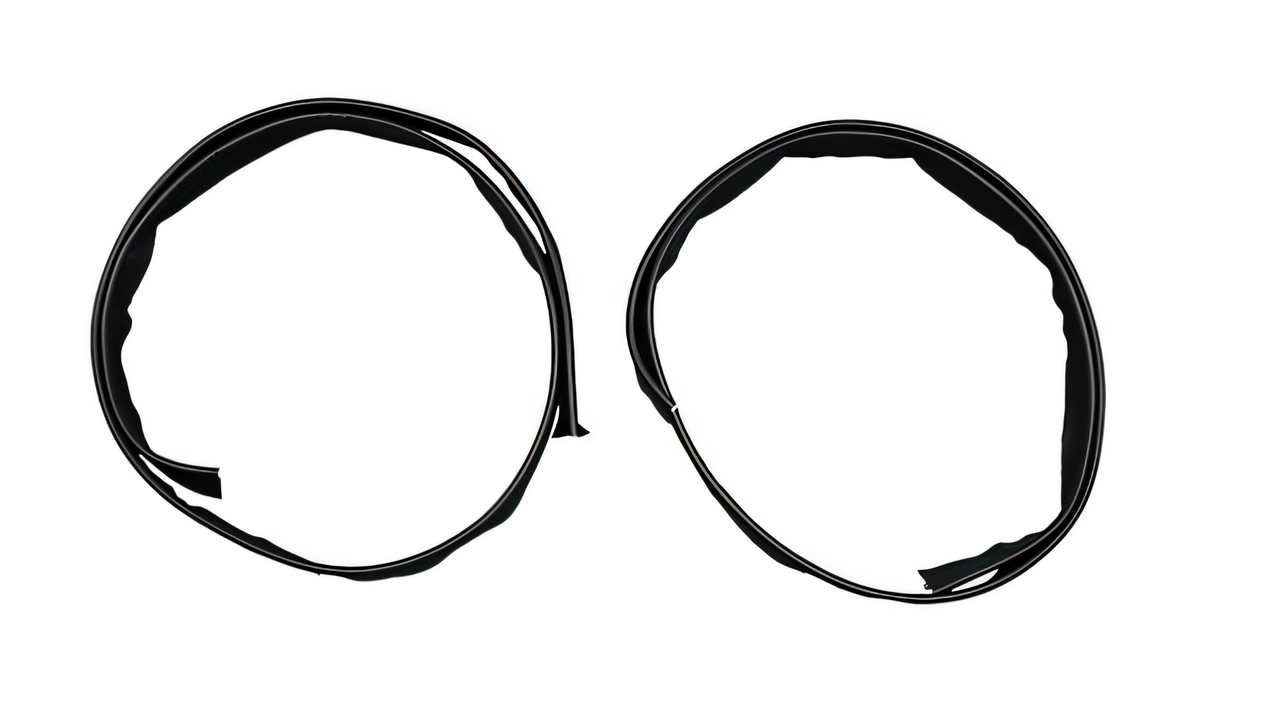 Windlace for 1934-40 Chevrolet Truck Standard Cab Pickup Black Left Right 2pcs