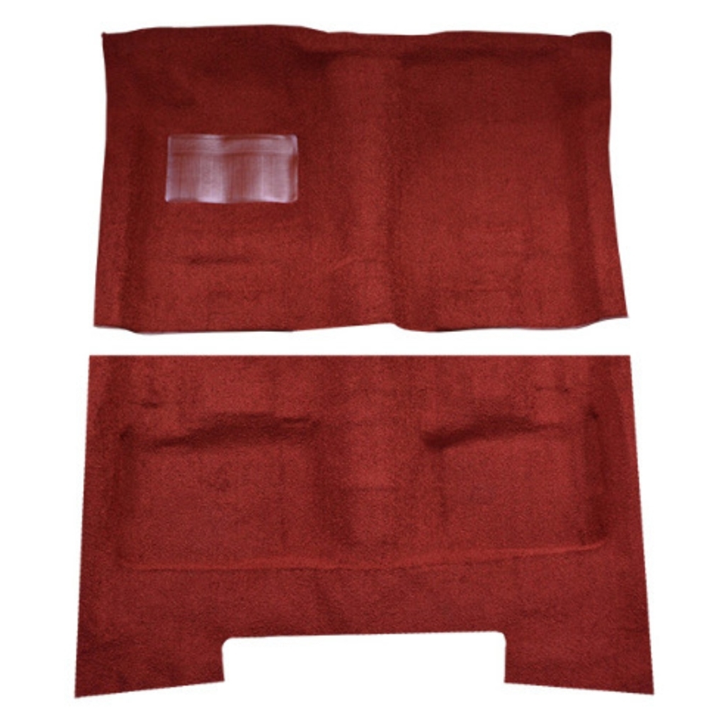 Carpet for Vintage Chrysler New Yorker 4DR - Black Loop Style Interior Flooring Upgrade Kit with Padding & Heel Pads