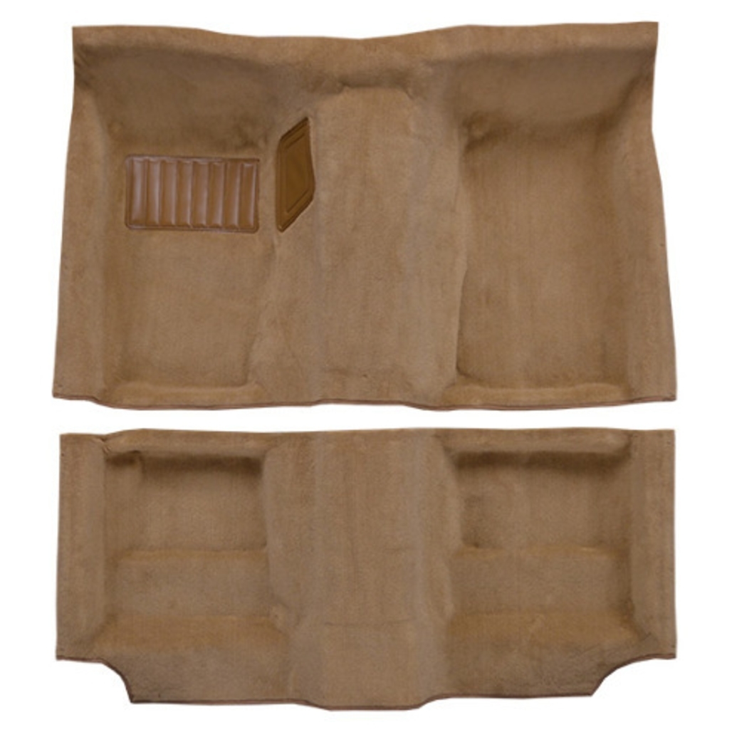 Carpet for Vintage Nissan & Volkswagen Vehicles, Black Cutpile Pass Area Flooring Replacement Kit - Made in USA