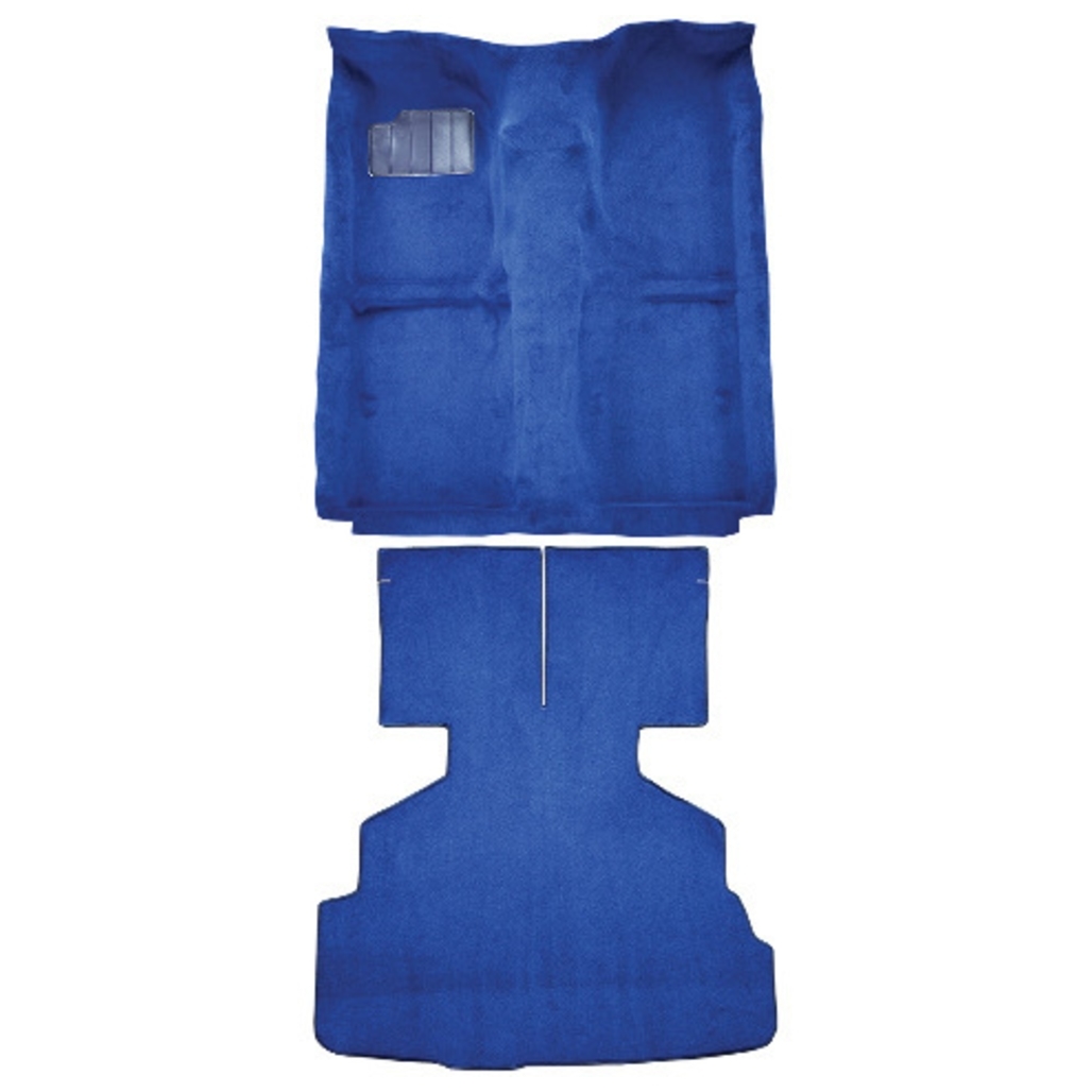 Carpet for Toyota Supra & Chevrolet R10 Suburban, precision-cut automotive-grade flooring kit with padding and heel pads.