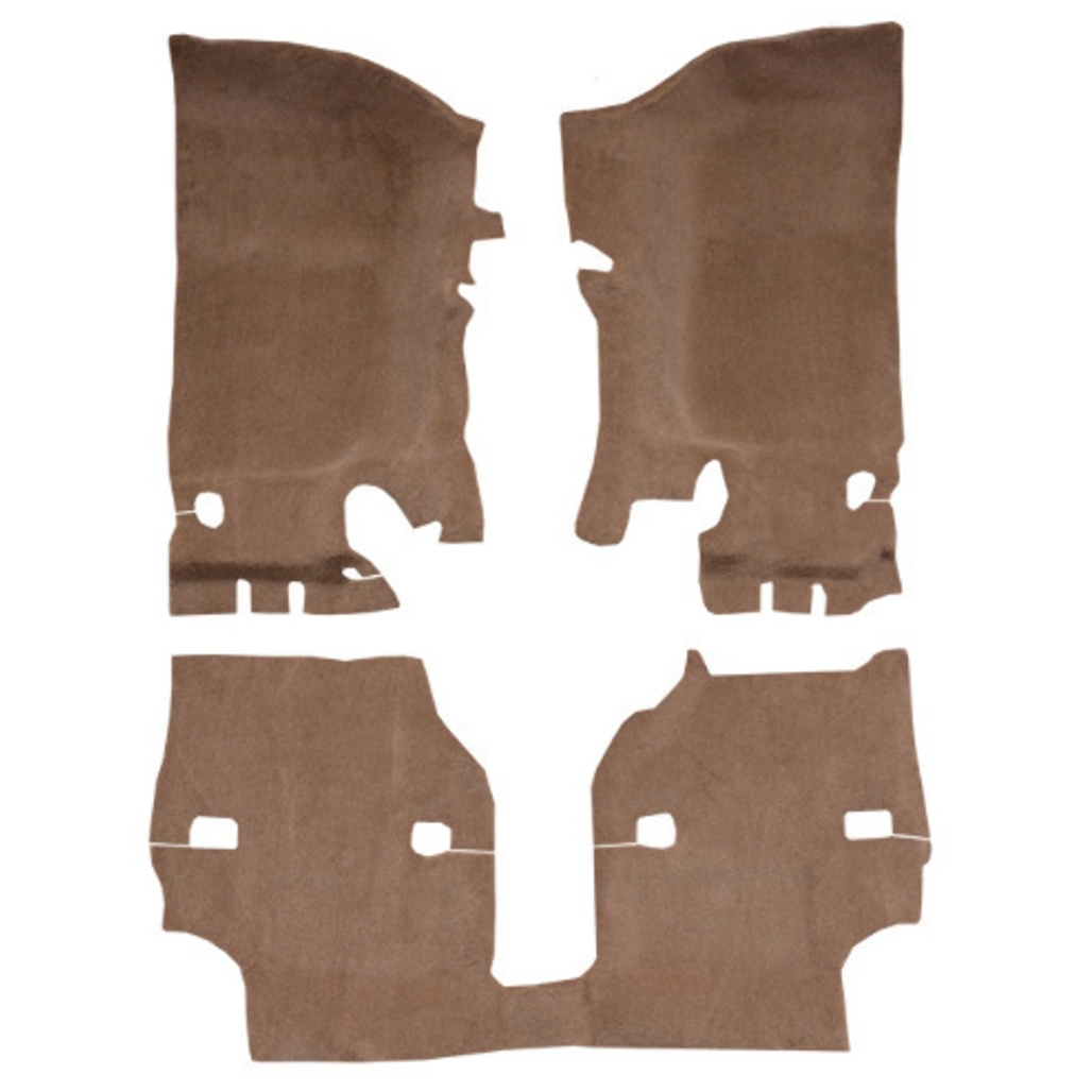 Carpet for Jeep Wrangler 2DR Passenger Area, Molded Style, US-Made Automotive-Grade Material - Interior Upgrade Solution