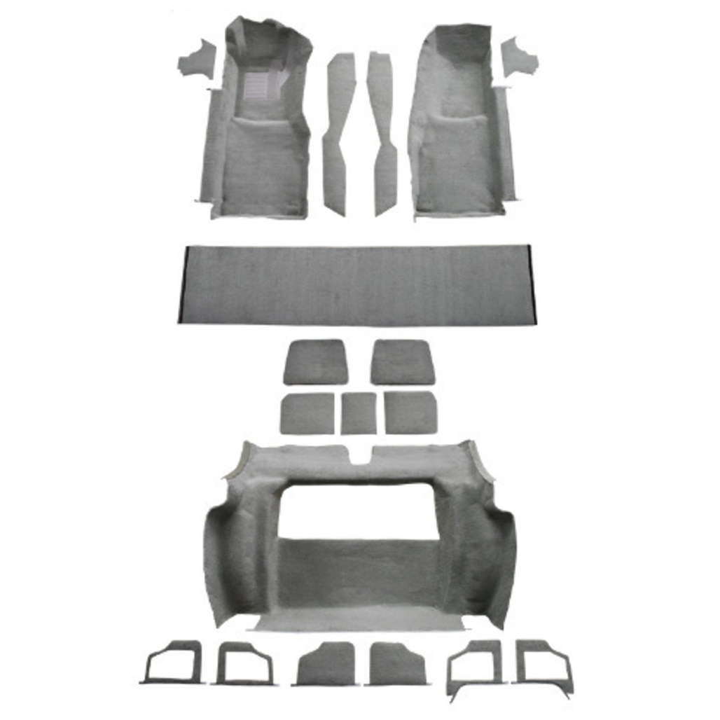 Carpet for Vintage Chevrolet Corvette Interior - Complete Cutpile Kit| Improve Your Car's Look & Smell with New Flooring