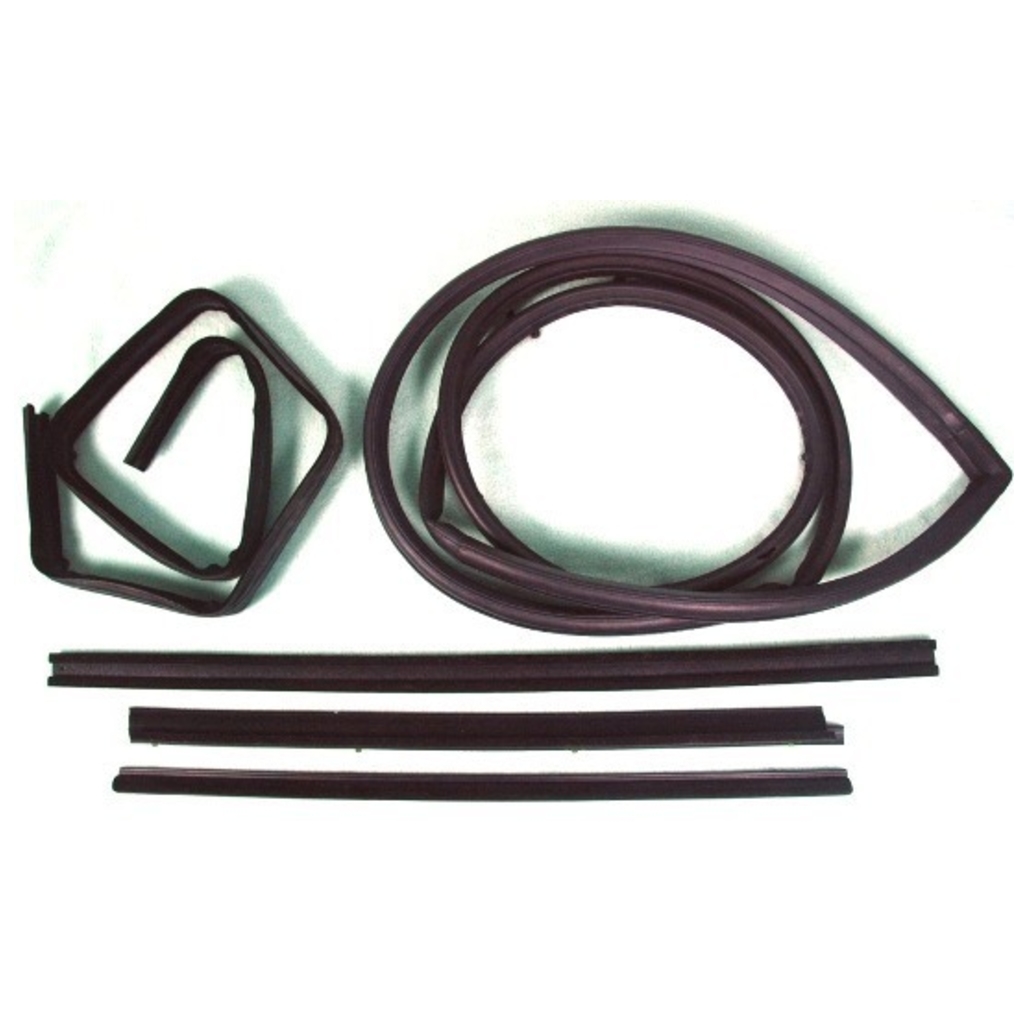 1976-1995 Jeep Window Sweeps Channel Door Seal Vent Kit LH - High-Quality US Manufactured Rubber Seals for Multiple Models