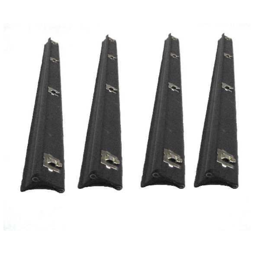 Window Sweeps Felt Kit Belt Line Weatherstrip for 1963-1991 Jeep Grand Wagoneer - Front LH & RH - 4 Pieces - USA Made