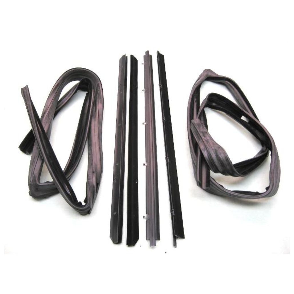 Window Sweeps Channel Kit for 1982-1994 GM Vehicles, 6-Piece Set, US Manufactured, Smooth Window Movement
