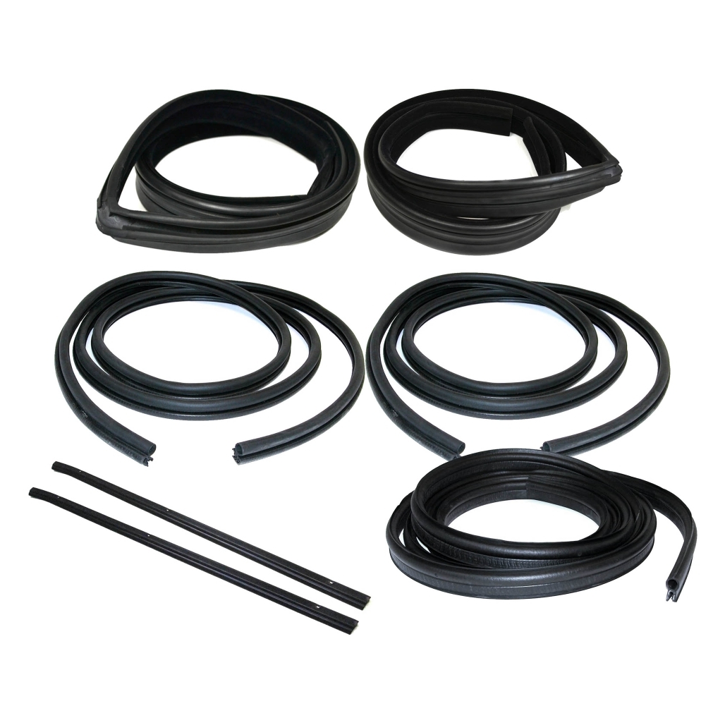 Weatherstrip Seal for 1987-1993 Ford Mustang, LH and RH, EPDM Rubber, Easy Installation, Quieter Ride, Long-lasting