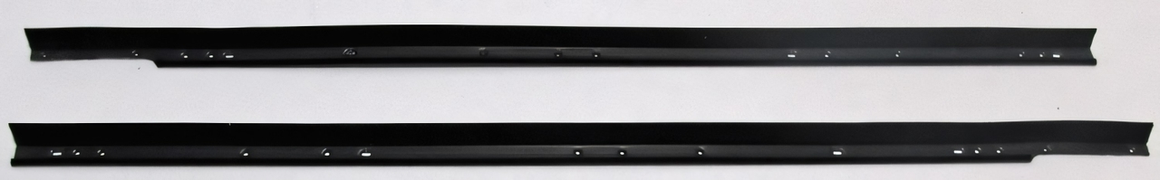 Window Sweeps Felt Kit Belt Line Weatherstrip for Pontiac Fiero Coupe 2-Door Black Left Right - Vehicle Parts Image