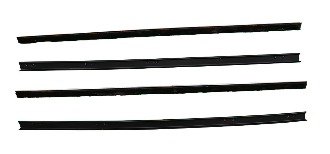 Window Sweeps Felt Kit for Vintage Ford Falcon Sedan Wagon 1966-70 - Front Inner Outer Weatherstrip Set