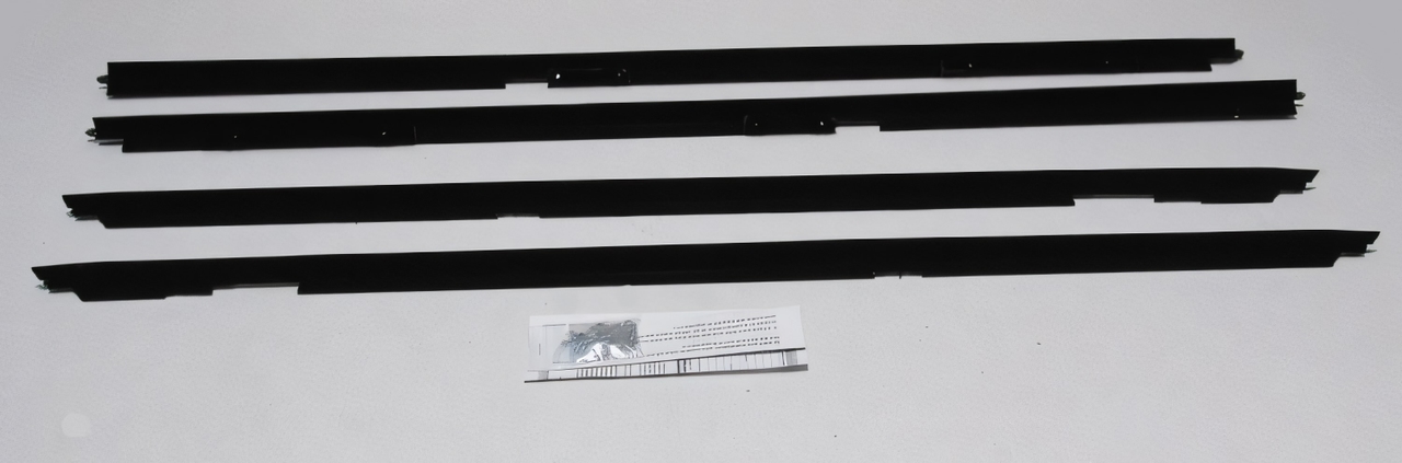 Window Sweeps Felt Kit for 1978-1979 Chevy Monte Carlo Coupe - Front, Left, Right Inner & Outer Weatherstrip Set