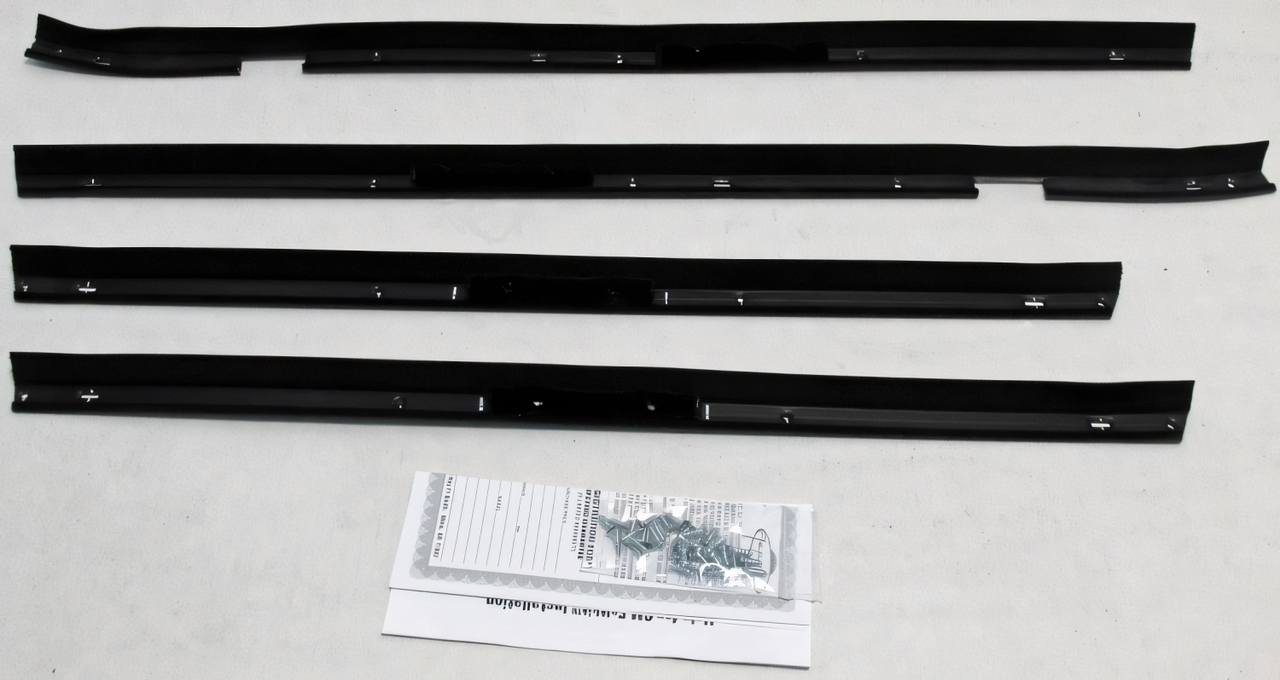 1977-79 Cadillac Fleetwood Window Sweeps Felt Kit Outer Only - Belt Line Weatherstrip for Vintage Cars & Trucks 1977-79 Cadillac Fleetwood Window Sweeps Felt Kit Outer Only - Belt Line Weatherstrip for Vintage Cars & Trucks