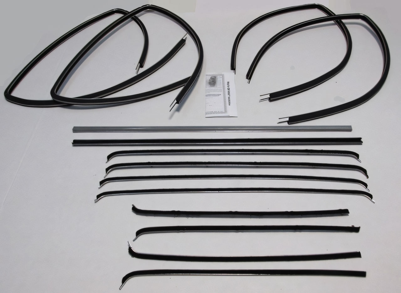 Replacement Window Sweeps Felt Kit for Chevrolet 150, 210 Wagon - USA Made Quality Parts to Quiet Rattling and Protect Glass