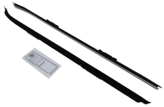 1970-1981 Chevrolet Camaro Window Sweeps Felt Kit for 2 Door Coupe - Front Left Right Outer Area Black