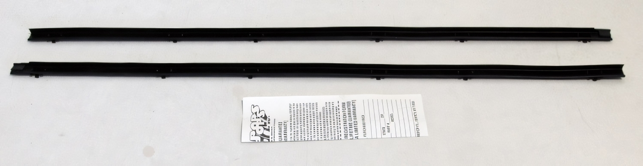 Window Sweeps Felt Kit Belt Line Weatherstrip for 1964 Chevrolet El Camino Black Front Left Right - Authentic Outers Only