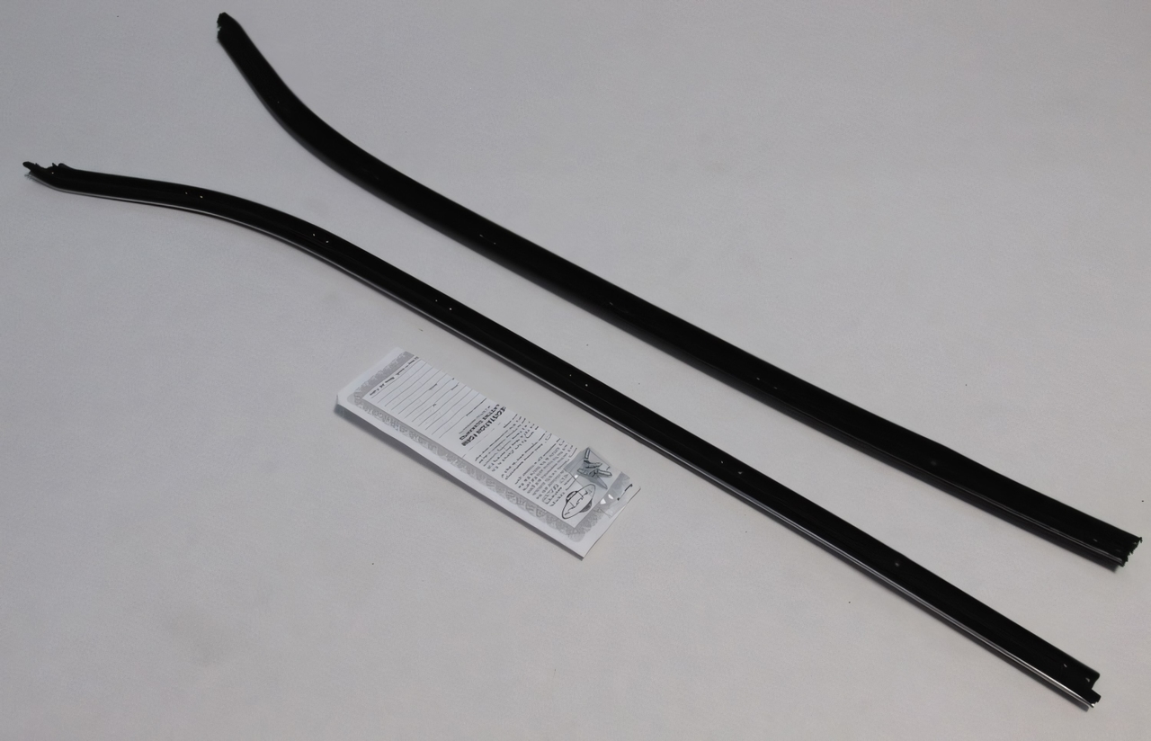1969-1982 Chevy Corvette 2 Door Coupe Window Sweeps Felt Kit - Front, Left & Right Outer Weatherstrip Set Made in USA