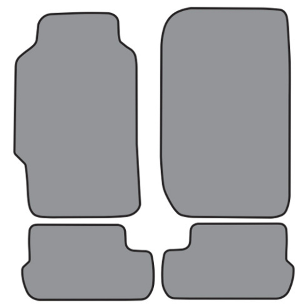 Floor Mats for 1988-1991 Honda Prelude (H666 H666R) Cutpile 4Pc
