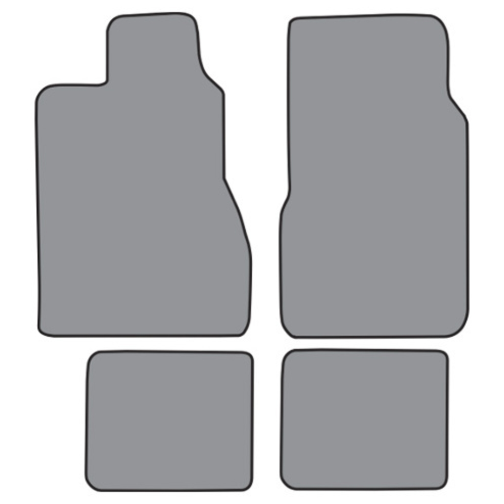 Floor Mats for 1987-1988 Nissan 200SX (DA574F FM18R) Cutpile 4Pc