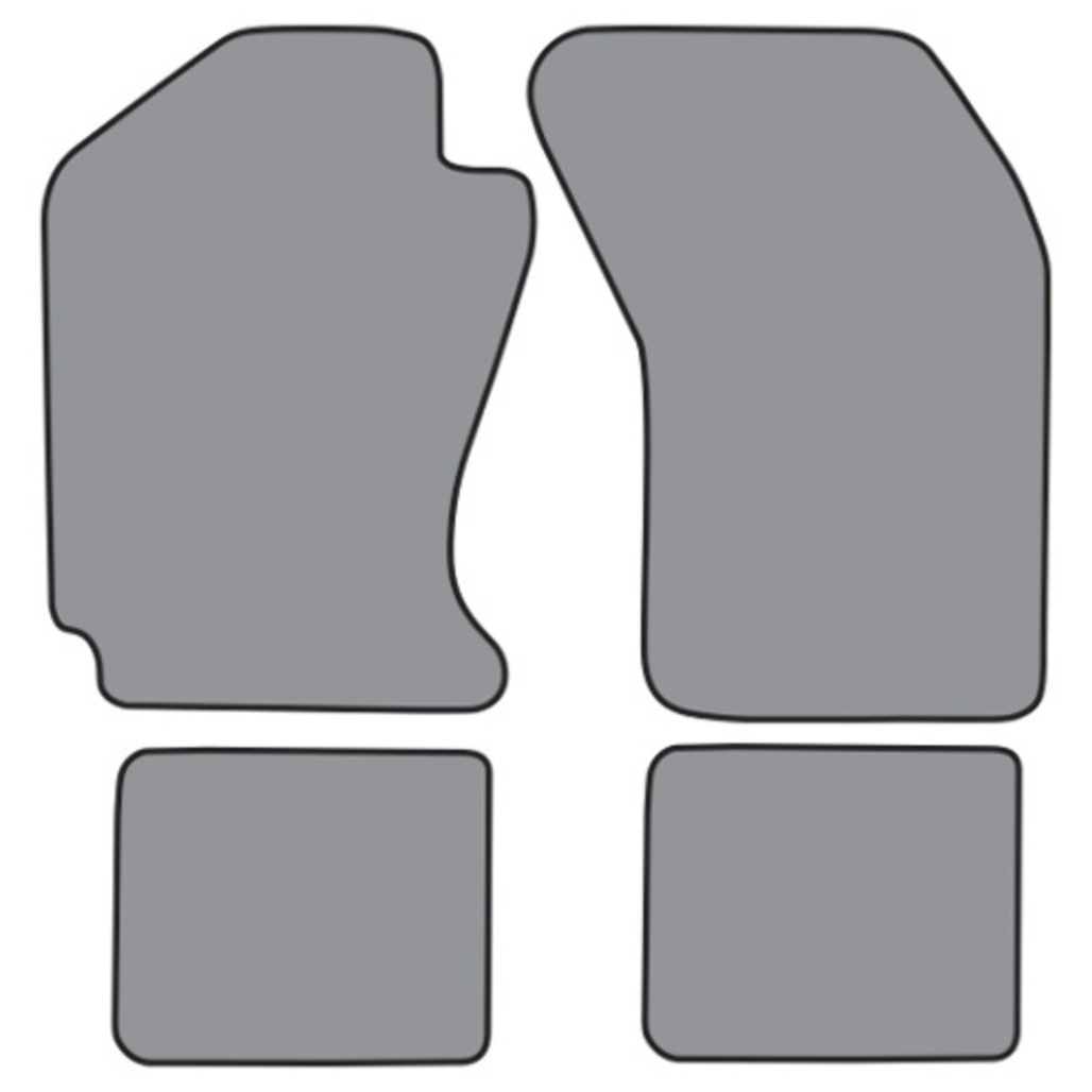 Floor Mats for 1985-1988 Nissan Maxima (NI482F FM18R) Cutpile 4Pc