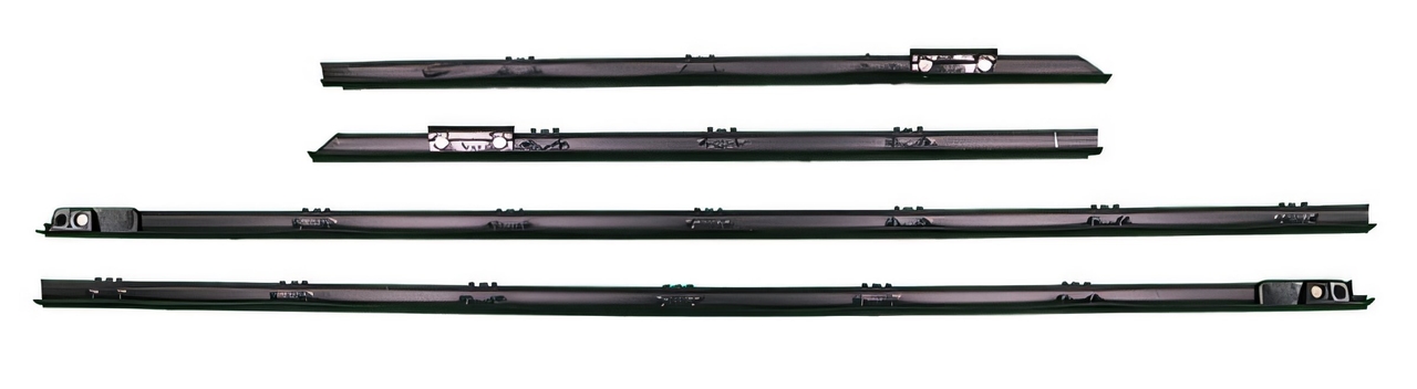 Window Sweeps Felt Kit Belt Line Weatherstrip for 1964-1965 Chevrolet Chevelle Convertible - Front, Rear, Left & Right Outer