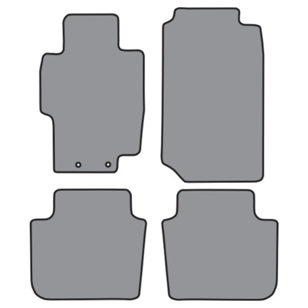 Floor Mats for 2003-2007 Honda Accord (FM336 FM336R) Cutpile 4Pc
