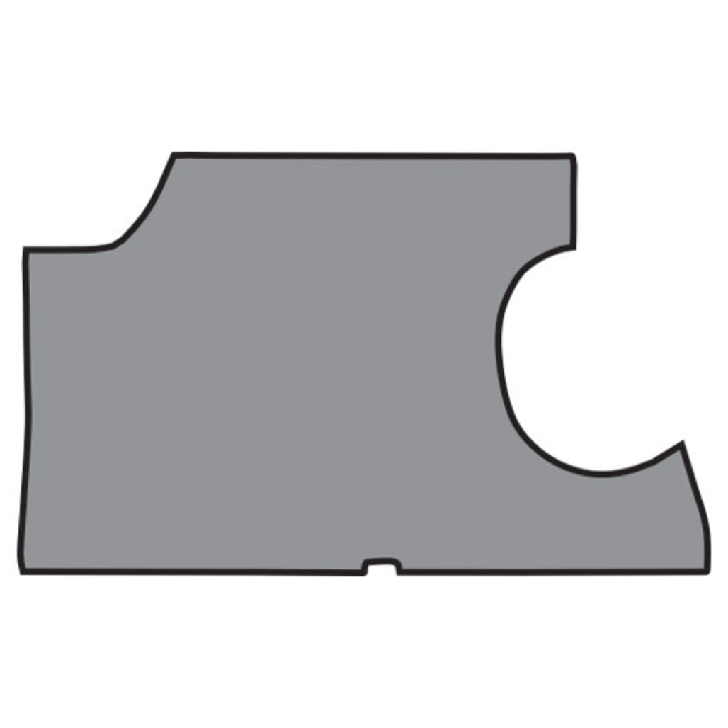 Trunk mat for 1966-1967 Chevrolet Impala 2DR Convertible, precision-cut from automotive-grade carpet for a perfect fit.