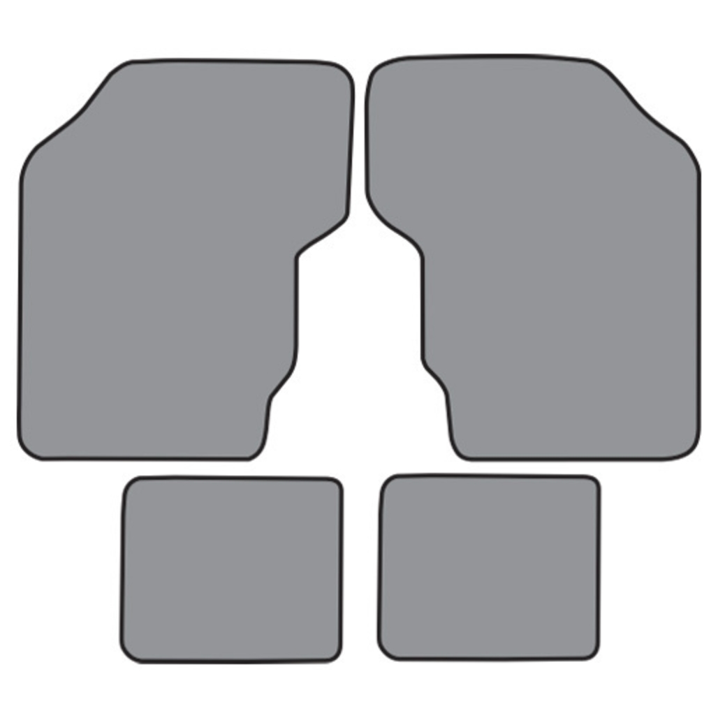 Floor Mats for 1983-1986 Nissan Pulsar NX (DA163F FM18R) Cutpile 4Pc